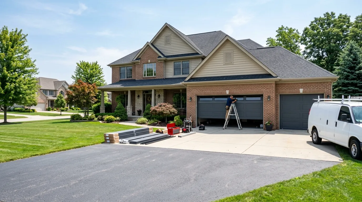 Garage door work by Muskegon Garage Door Pros in Muskegon, MI